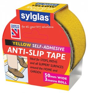 Sylglas Anti-Slip Tape 50mm x 3M Yellow