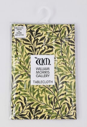 William Morris Green Willow Tablecloth - Square