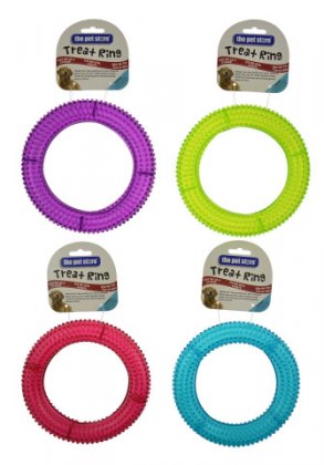 The Pet Store Treat Ring Dog Toy (Assorted Colours 1 Only)