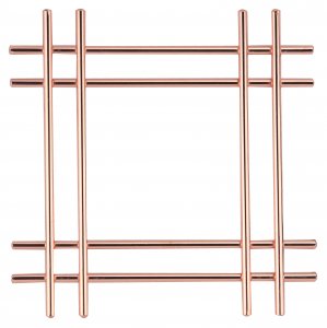 Apollo Housewares Copper Cross Trivet 20cm