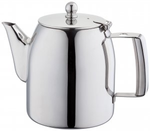 Stellar Traditional Stainless Steel Continental Teapot 4 Cup/900ml