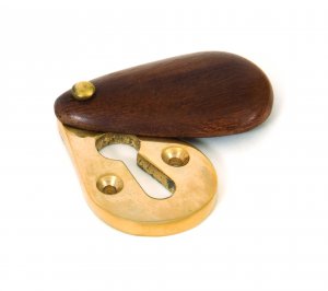 Rosewood Plain Escutcheon