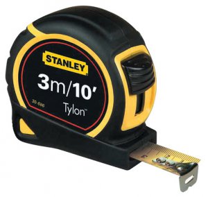 Stanley Tools Tylon Pocket Tape 3m/10ft (Width 13mm)