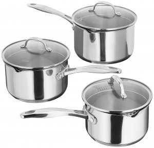 Stellar 7000 Draining Saucepan 3 Piece Set