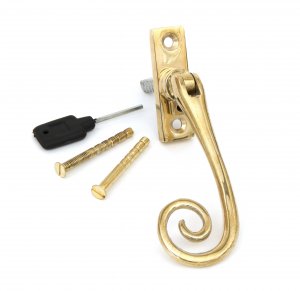 Polished Brass Slim Monkeytail Espag - LH