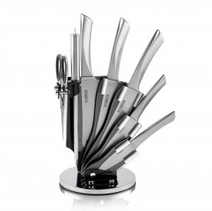 Tower 7 Piece Knife Set with Rotating Stand