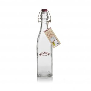 Kilner Clip Top Square Bottle 0.55lt