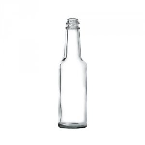 Worcester Sauce Glass Bottle with Black Lid 150ml