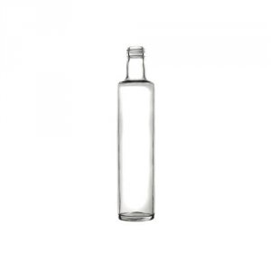 Dorica Glass Bottle with Black Lid 100ml