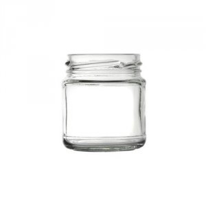 Panelled Glass Sauce Jar 106ml/4oz