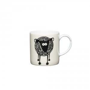 kitchencraft porcelain espresso cup 80ml - sheep