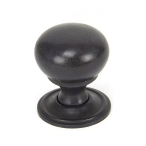 Aged Bronze Mushroom Cabinet Knob 32mm