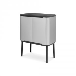 Brabantia Bo 3x11 Litre Touch Bin in Matt Steel FPP