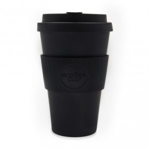 Ecoffee Cup 14oz Kerr & Napier with Black Silicone