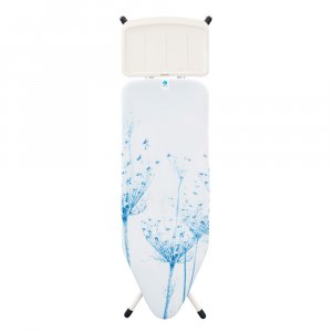 Brabantia C Ironing Board 124x45cm Fresh Wht Frame Cotton Flower