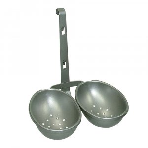 Eddingtons Double Silver Egg Poacher