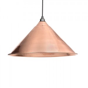 Hammered Copper Hockley Pendant