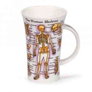 Dunoon Glencoe Shape Fine Bone China Mug - Human Body