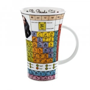 Dunoon Glencoe Shape Fine Bone China Mug - Periodic Table