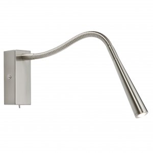 Endon Madison 1 Light Wall 1W SW Warm White Brushed Chrome