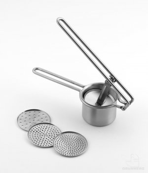 Grunwerg S/S Potato Ricer with Interchangeable Disks