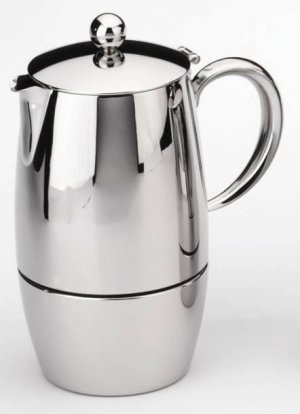 Caf Stl Bellux Mirror Finish Espresso Coffee Maker 10 Cup
