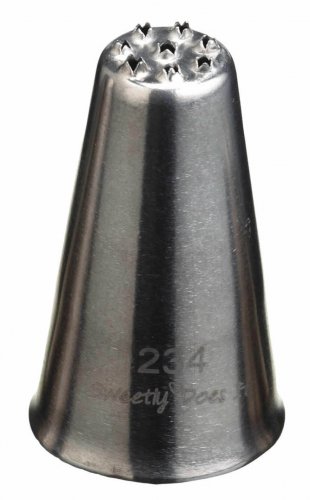 Sweetly Does It Stainless Steel Medium Icing Nozzle Grass / Hair, 12mm