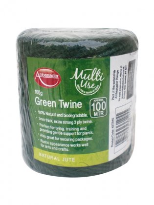 Ambassador Green Jute Twine 50g/50m