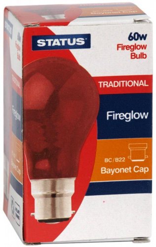 Status 60W BC Fireglow Light Bulb