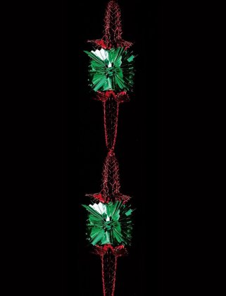 Premier Decorations 4 Section Foil Garland 2.7M x 20cm - Red & Green