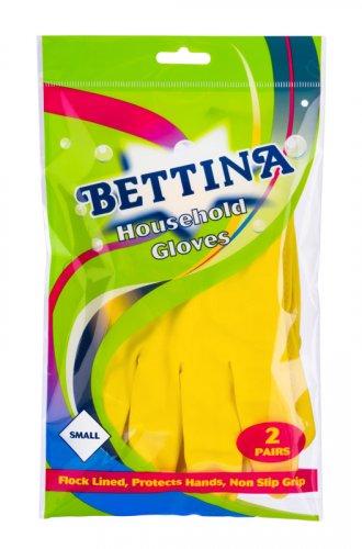 Bettina Household Gloves (Pack of 2) - Various Sizes: Small