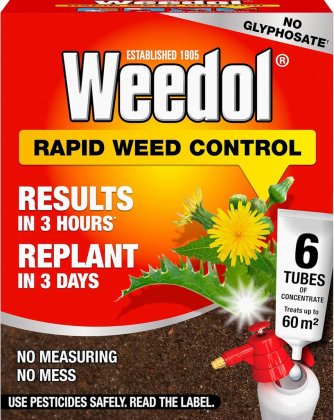 Weedol Rapid Weed Control x 6 tubes