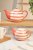 Siip Wide Horizontal Stripe 2 Cup Teapot Red