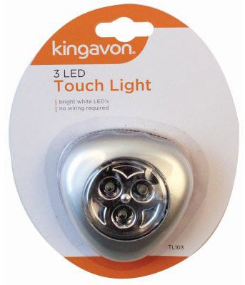 Kingavon 3 LED Triangle Touch Light