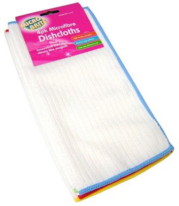 Country Club Micro Brite Microfibre Dishcloths (Pack of 4)