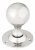 Polished Nickel Ball Mortice Knob Set