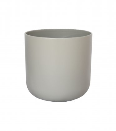 Ivyline Lisbon Planter Light Grey D15cm