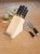 Stellar James Martin 5 Piece Knife Block Set - Wood