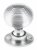 Satin Chrome Heavy Beehive Mortice/Rim Knob Set