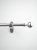 Rothley 25mm x 1219mm Curtain Pole with Solid Orb Finials & Brackets - Brushed Stainless Steel