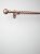 Rothley 25mm x 1219mm Curtain Pole with Solid Orb Finials, Brackets & Curtain Rings - Antique Copper