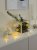 Konstsmide Battery Operated Set of 10 Metal Ball LED Lights - Gold
