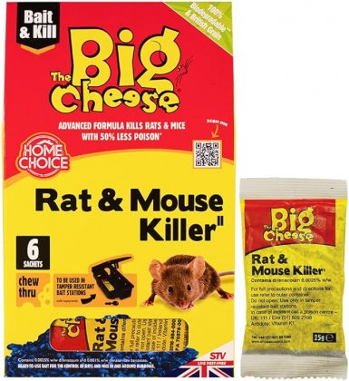 Rat & Mouse Killer2 Grain Bait Sachets 6x25g