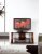 Jual Curved Wood 850mm TV Stand - Walnut
