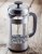 Judge Coffee Glass Cafetiere 8 Cup/1lt - Silver