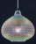 Dar Roisin Pendant Glass & Polished Chrome