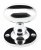 Polished Chrome Oval Mortice/Rim Knob Set