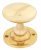 Polished Brass Oval Mortice/Rim Knob Set