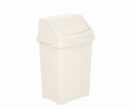 Casa Soft Cream Swing Bin - 8L