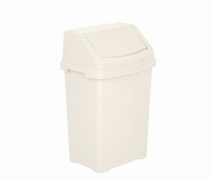 Casa Soft Cream Swing Bin - 8L